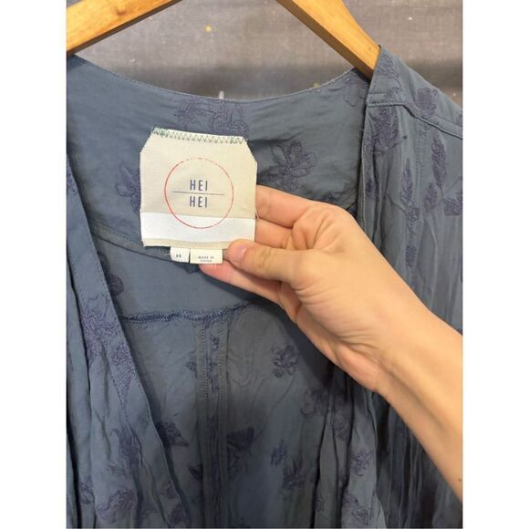 Hei Hei Floral Embroidery Cardigan a10 - Picture 3 of 5